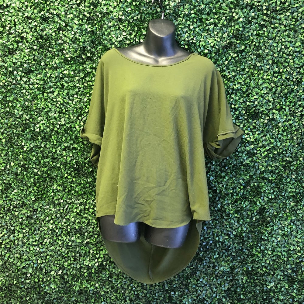 Green blouse
